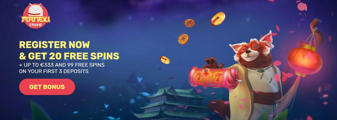 Maneki Casino bonus