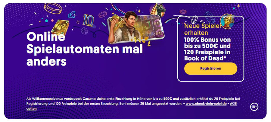 casumo bonus mit freispiele book of dead Casumo boni