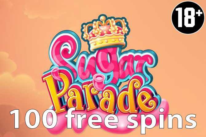 100 Sugar Parade free spins 