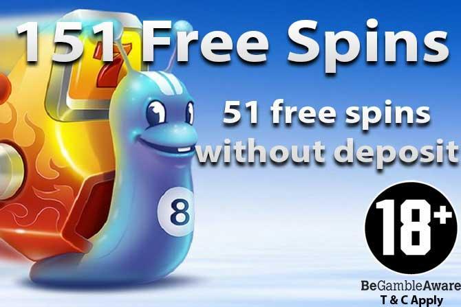 151 free spins Turbo Spielhalle