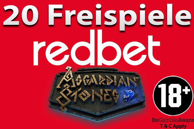20 RedBet Asgardian Stones freispiele