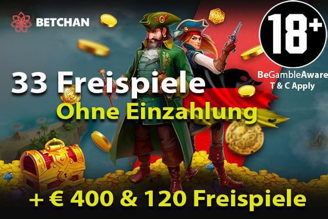 Betchan Spielhalle no deposit bonus