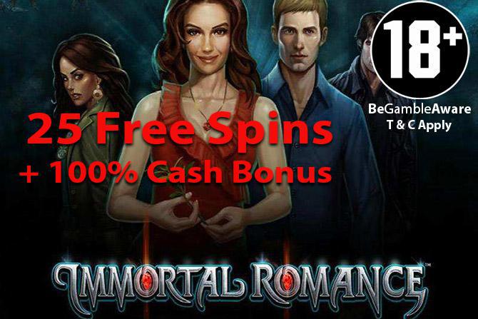 60 freispiele Immortal Romance