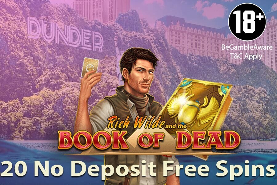 dunder casino free spins book of dead